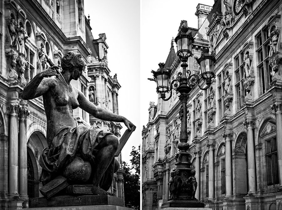 Hôtel de Ville skulptūra Paryžiuje
