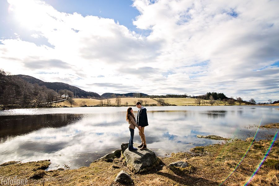 Poros fotosesija Dalsnuten parke Norvegijoje