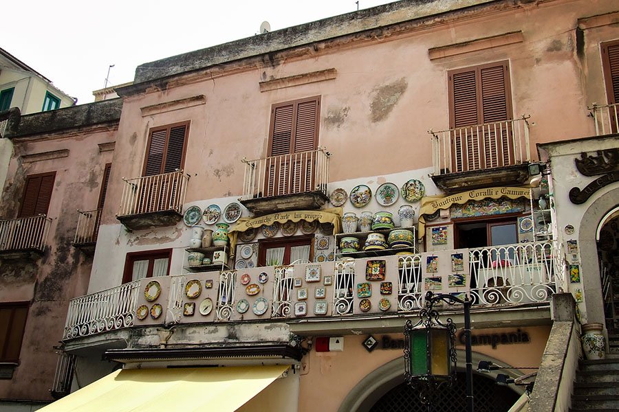 Amalfi miestelio architektūra