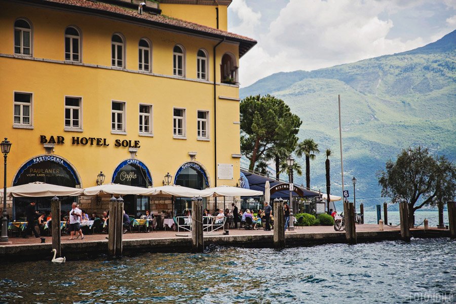 Baras viešbutis Sole Riva del Garda