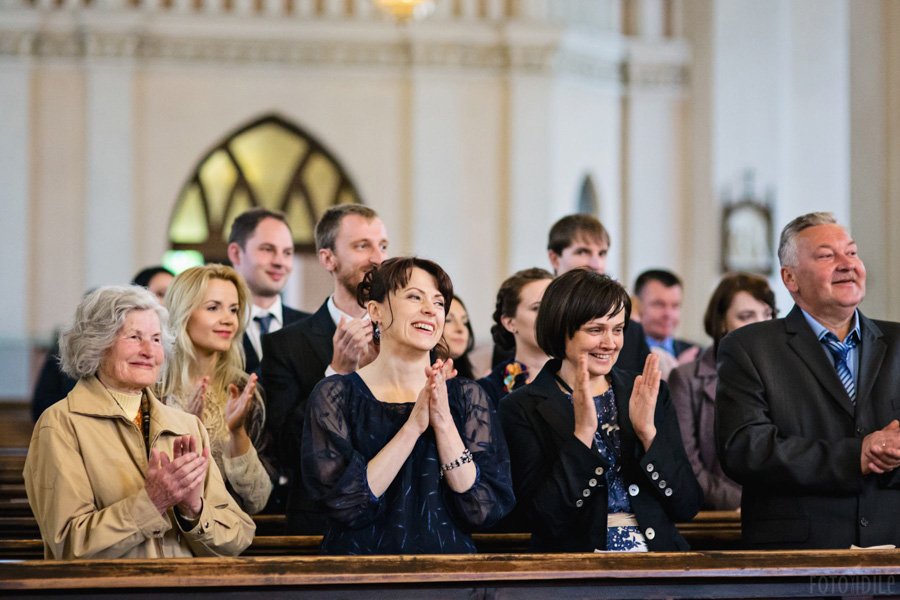 Jaunųjų tėvelių džiaugsmas Kupiškio bažnyčioje