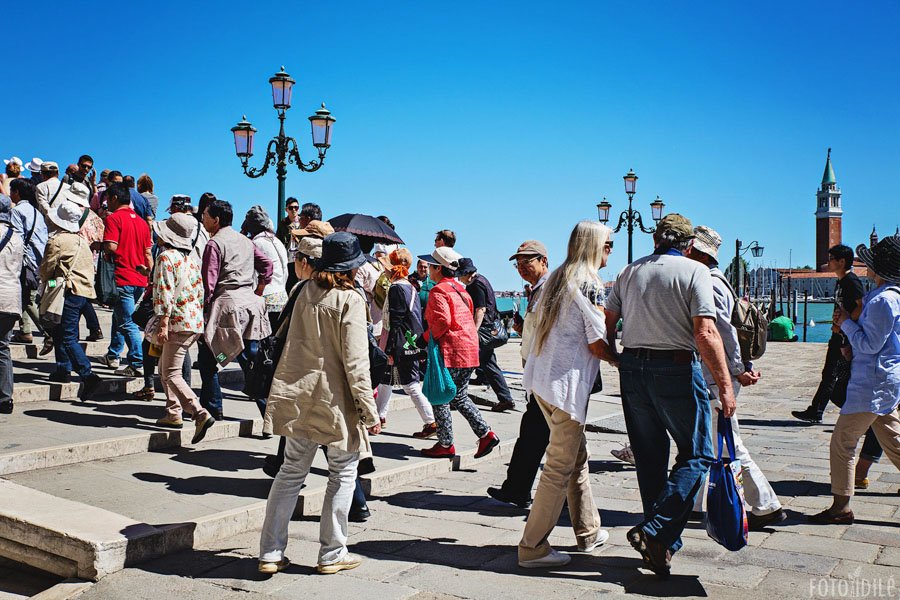 Minios turistų San Marco aikštėje