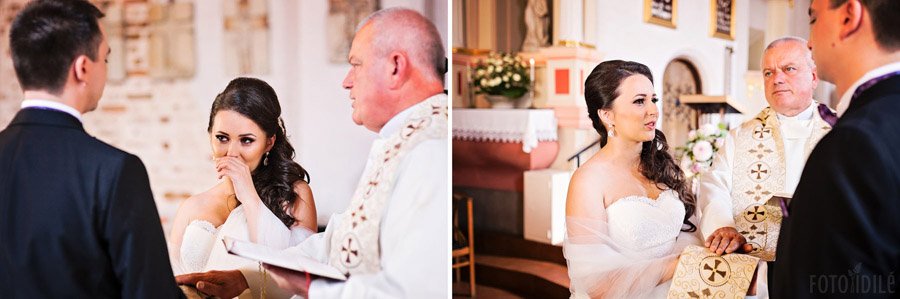 Nuotaka verkia santuokos ceremonijoje Šv. Gertrūdos bažnyčioje Kaune