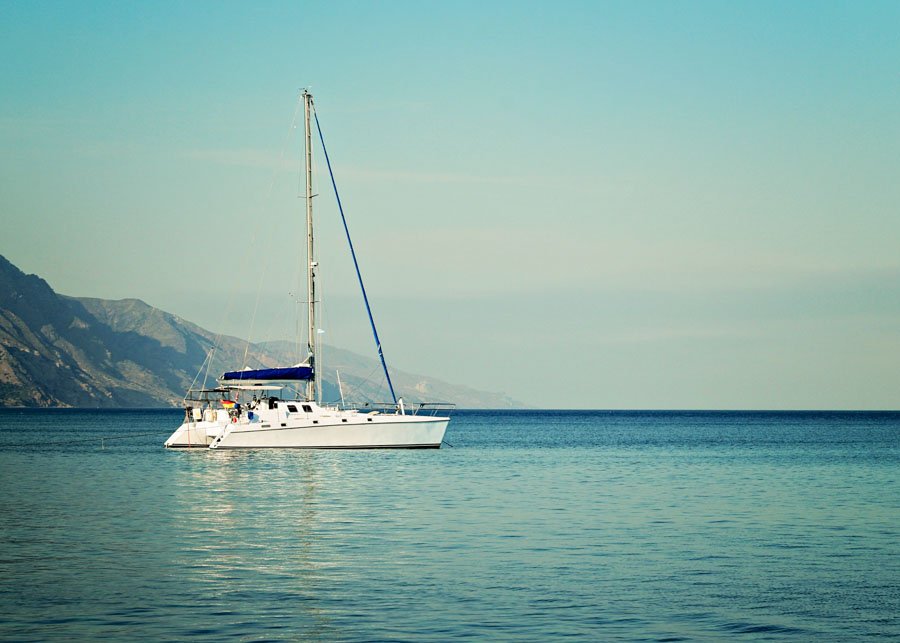 Romantiškas pasiplaukiojimas jachta dviems Koso saloje