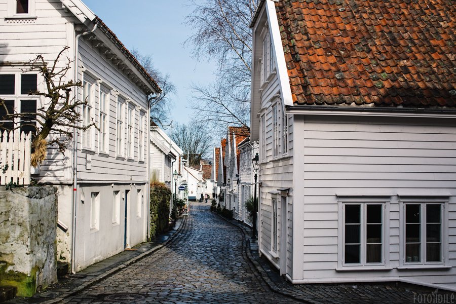 Romantiškas pasivaikščiojimas Stavangerio senamiestyje