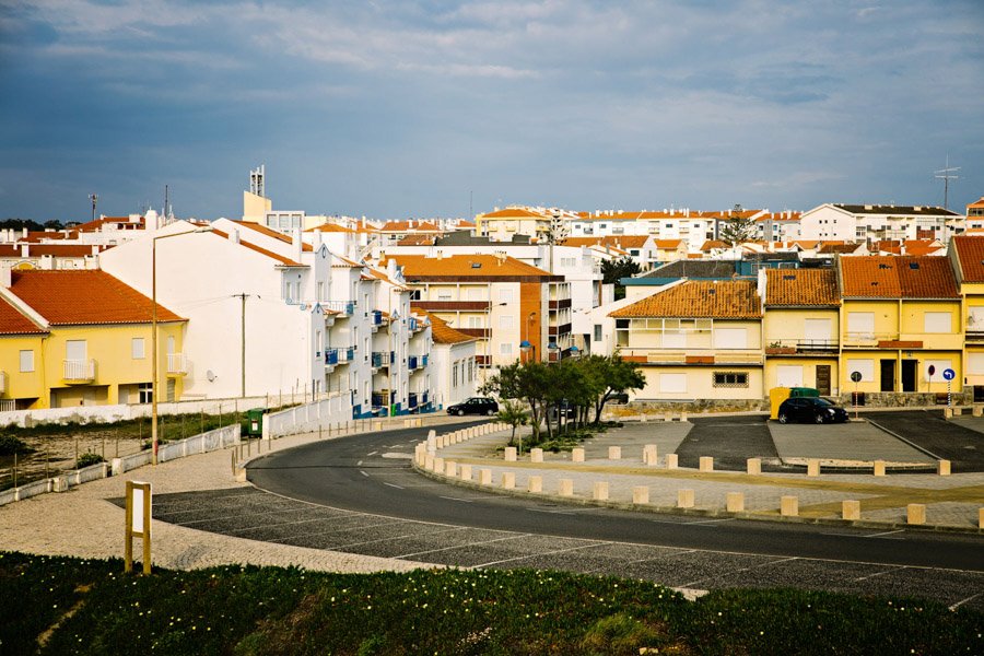 Santa Cruz miestelio panorama Portugalijoje