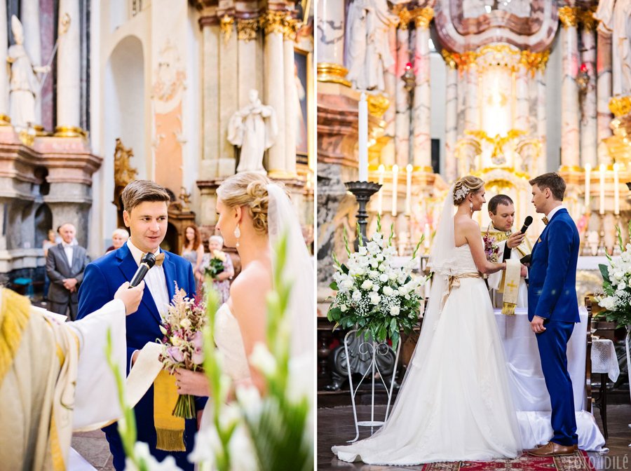 Santuokos priesaika Vilniaus Šventosios dvasios bažnyčioje