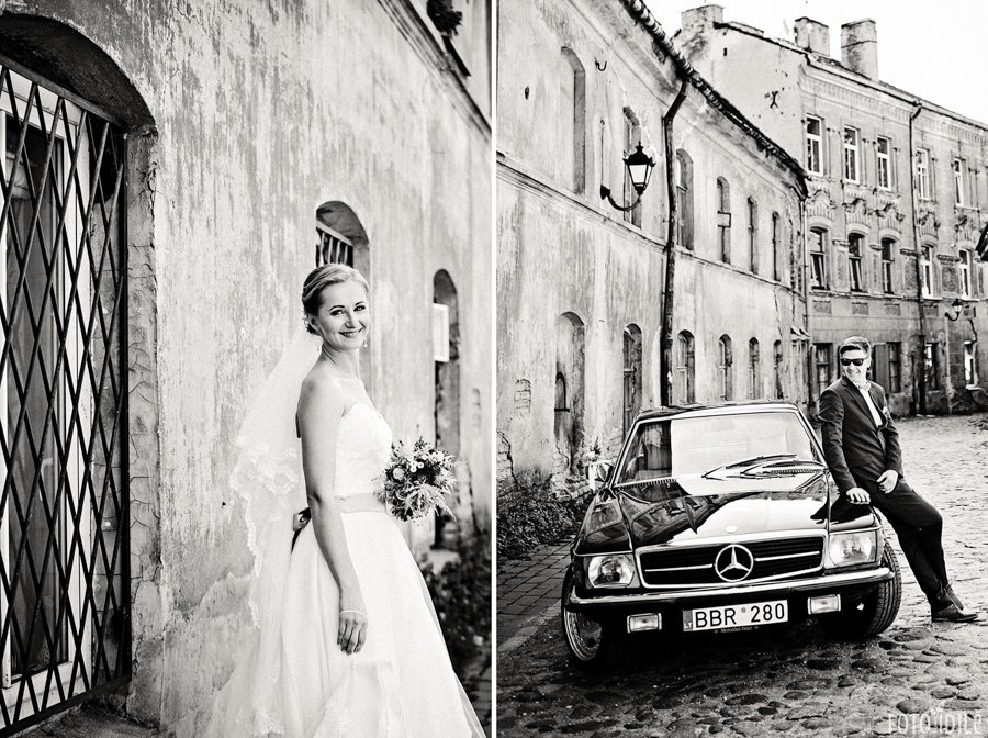 Vestuvių poros fotosesija Vilniaus mieste