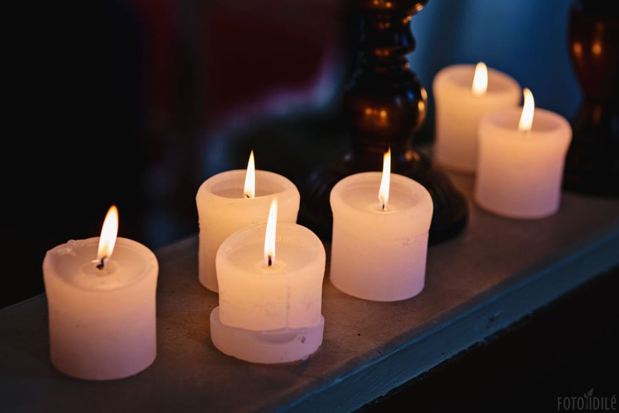 Žvakės Andrioniškio bažnyčioje