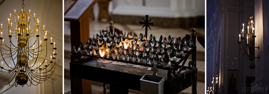 Žvakės Vilkaviškio katedroje