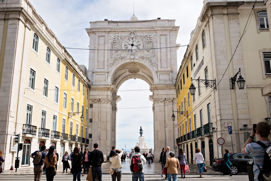 Arka į Prekybos aikštę Lisabonoje