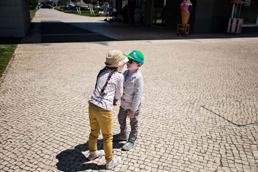 Atostogaujantys vaikai Lisabonoje