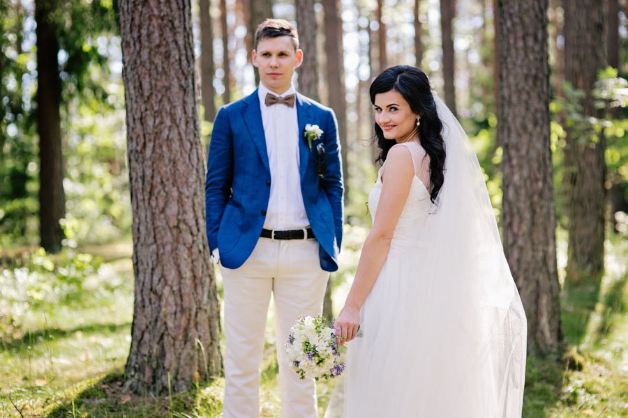 Miško fotosesija vestuvėms