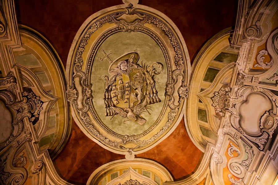 Šv. Jeronimo vienuolyno interjero detalės