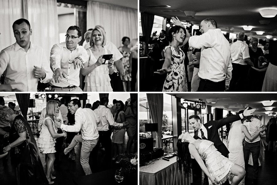 Terraza restorane vestuvėse šoka visi