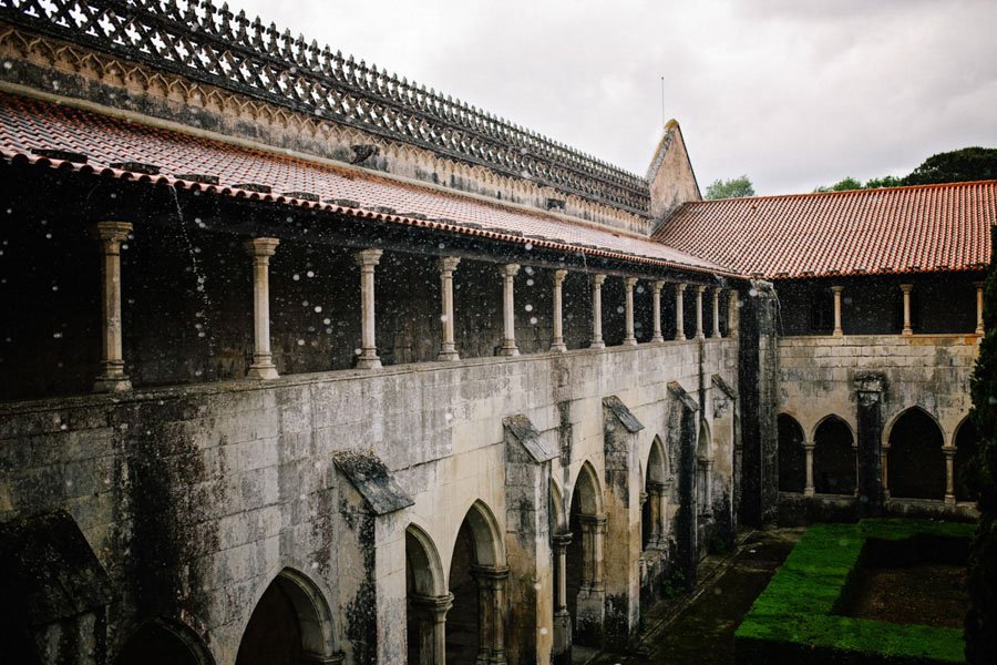 Lietus Batalha vienuolyne Portugalijoje