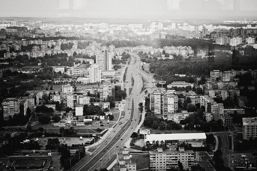 Miesto panorama iš Televizijos bokšto