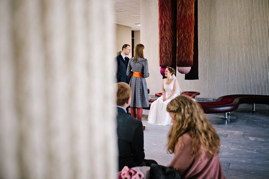Santuokų rūmų vestibiulyje Vilniuje