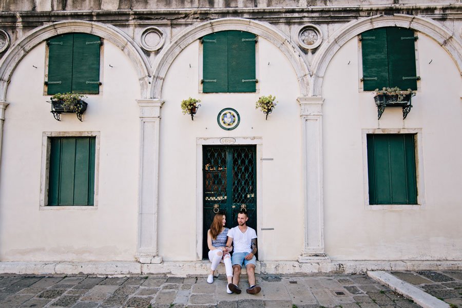 Bandomoji poros fotosesija Venecijoje