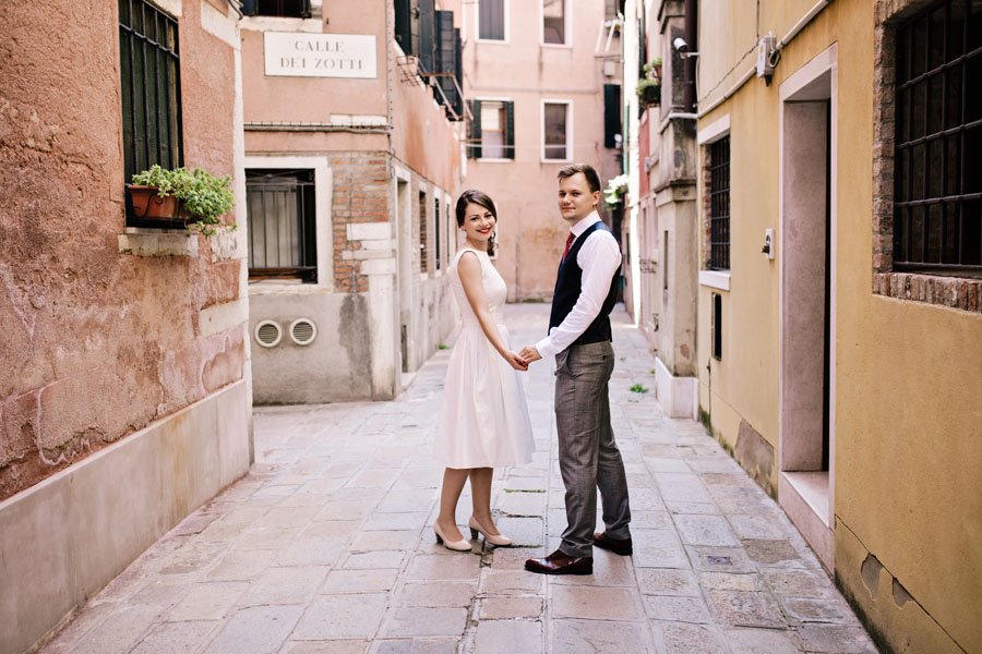 Idiliški vestuvių fotografai Venecijoje