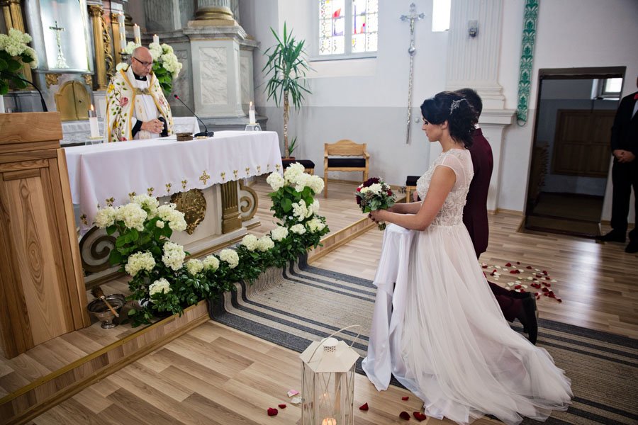 Vestuvinė ceremonija Krinčino bažnyčioje