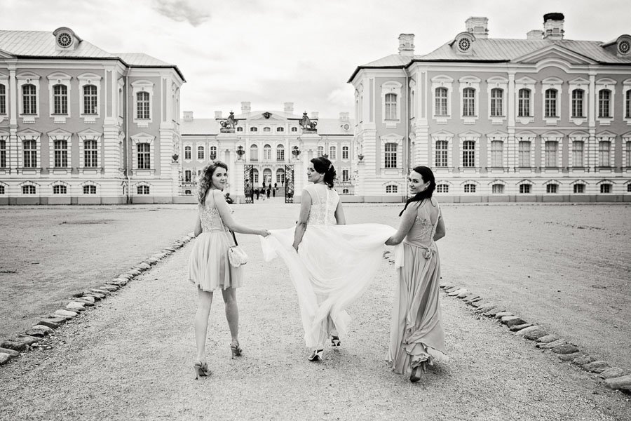 Vestuvių fotografai Rundalės rūmuose