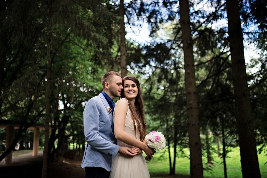 Profesionalūs vestuvių fotografai Vingio parke