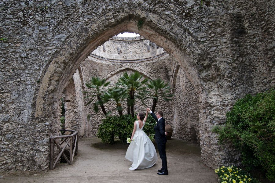 Ravello miestelis vestuvinei fotosesijai Italijoje