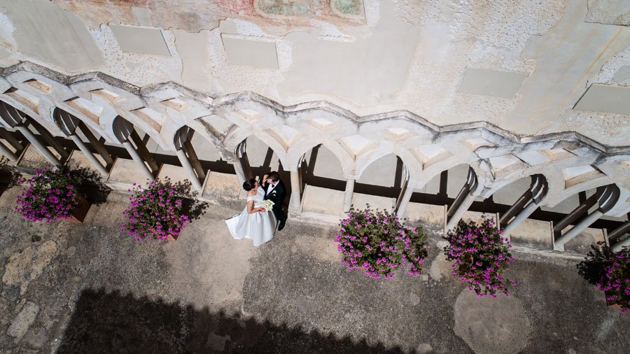 Vestuvių fotografija Grand Hotel di Convento Amalfyje
