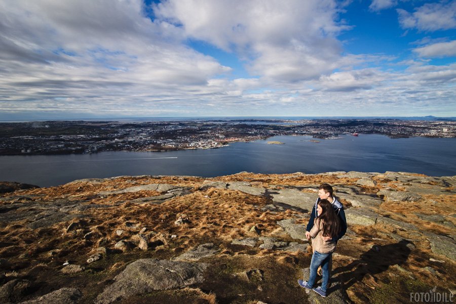 Priešvestuvinė fotosesija Norvegijos fiorduose