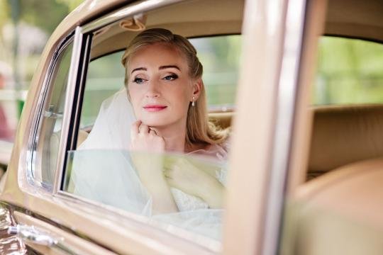 Vestuvių fotografai su Rolls Royce